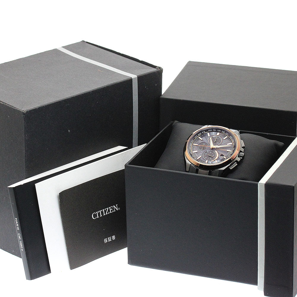 CITIZEN AT8046-51E/H804-T024131 Attesa 100th Anniversary Model Solar Radio Controlled Men's Watch - Excellent Condition Box and Warranty Included