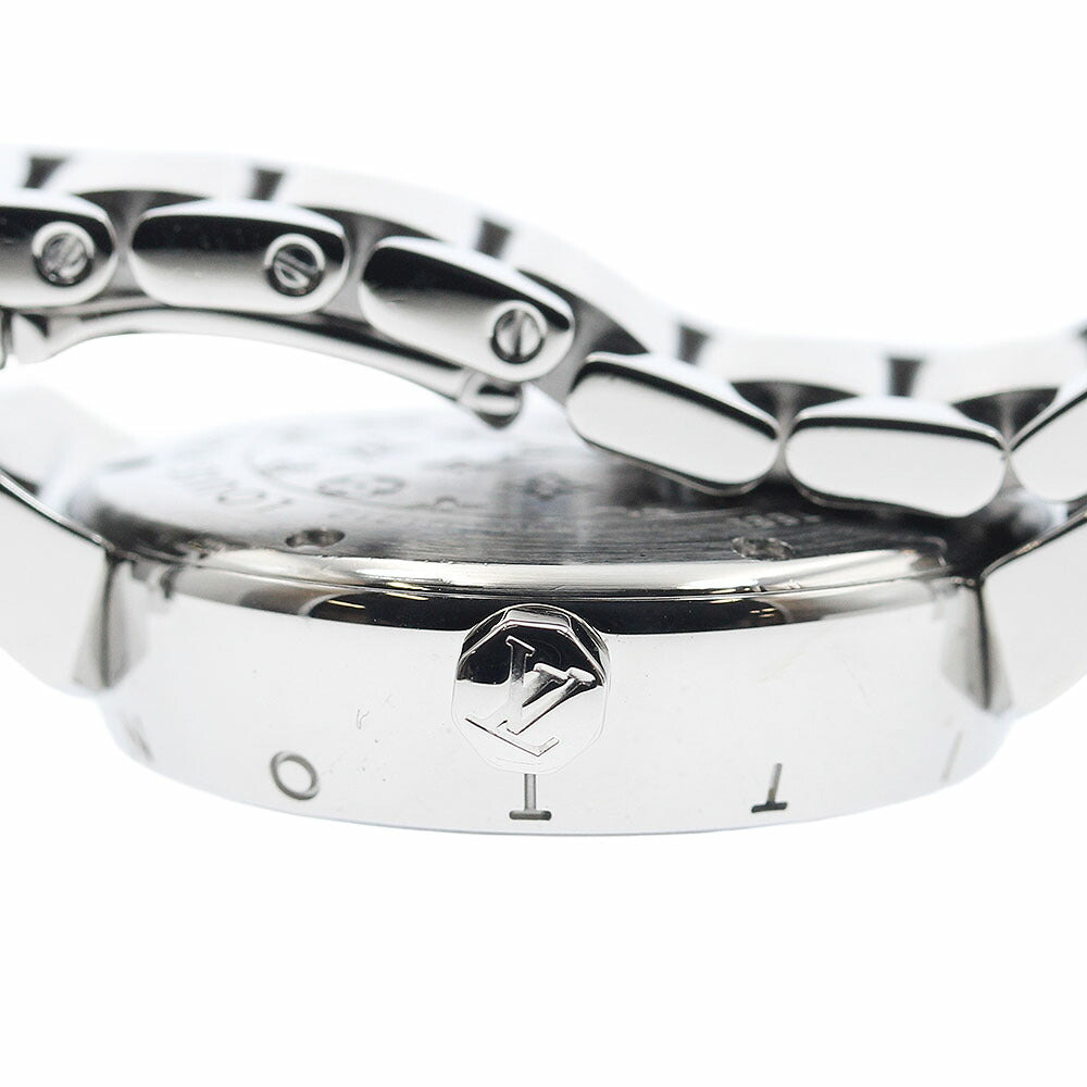 LOUIS VUITTON Q1212 Tambour Date Quartz Ladies Watch Excellent Condition with Box and Warranty Card