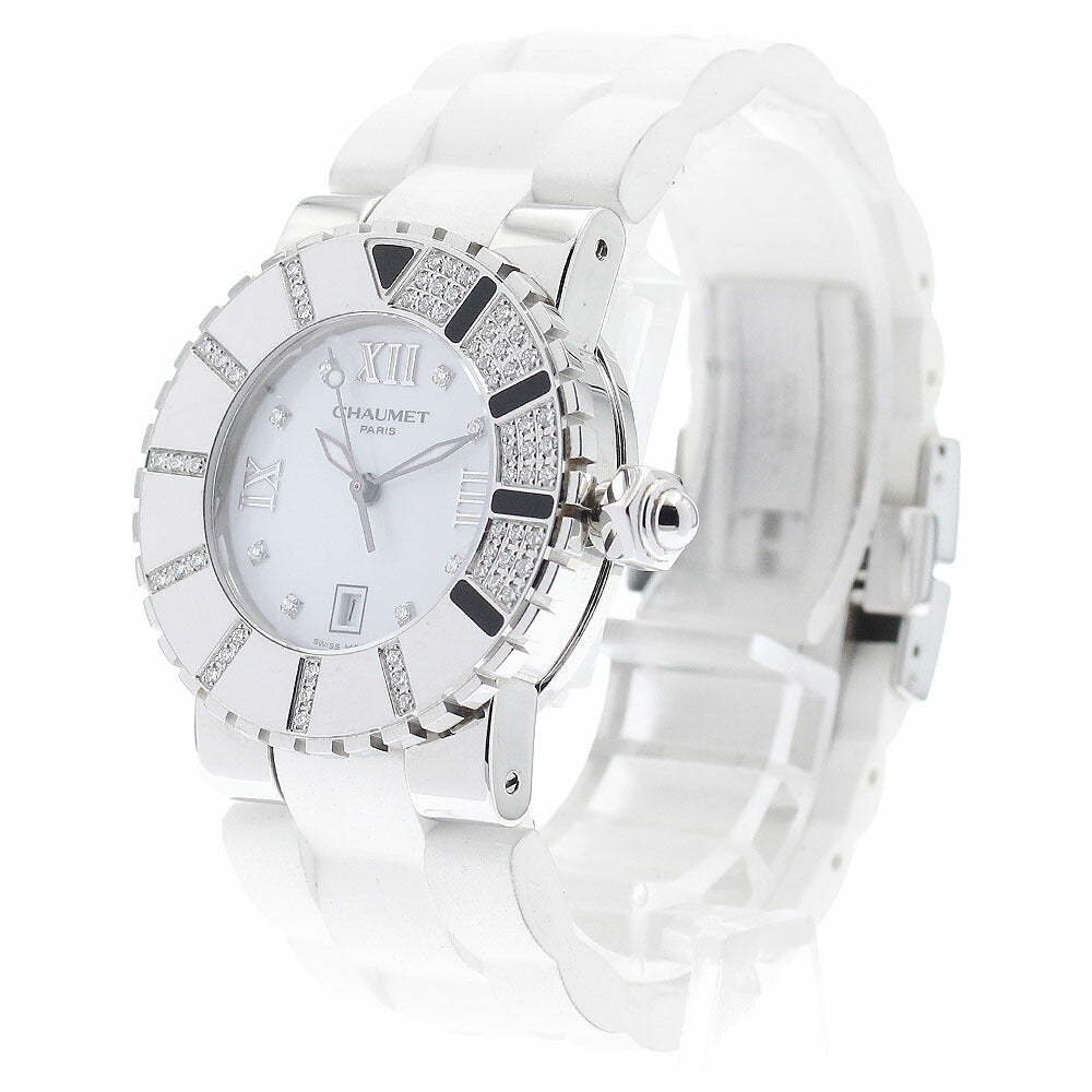 Chaumet 622B Class One Diamond Bezel 8P Diamond Quartz Boys' Watch with Warranty