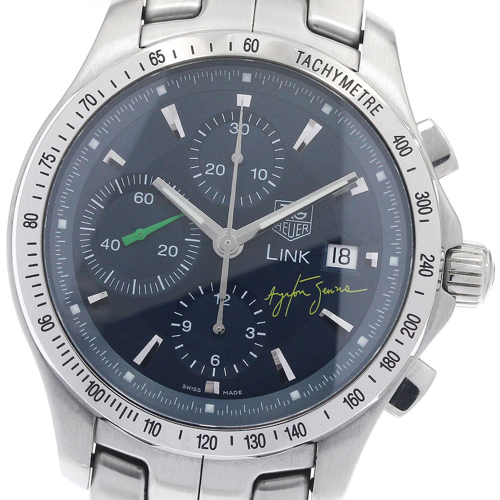 TAG Heuer CJF2113 Link Ayrton Senna Limited Edition Automatic Men's Watch - Excellent Condition