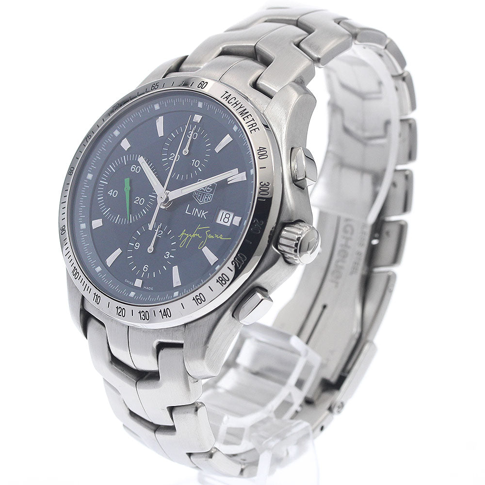 TAG Heuer CJF2113 Link Ayrton Senna Limited Edition Automatic Men's Watch - Excellent Condition