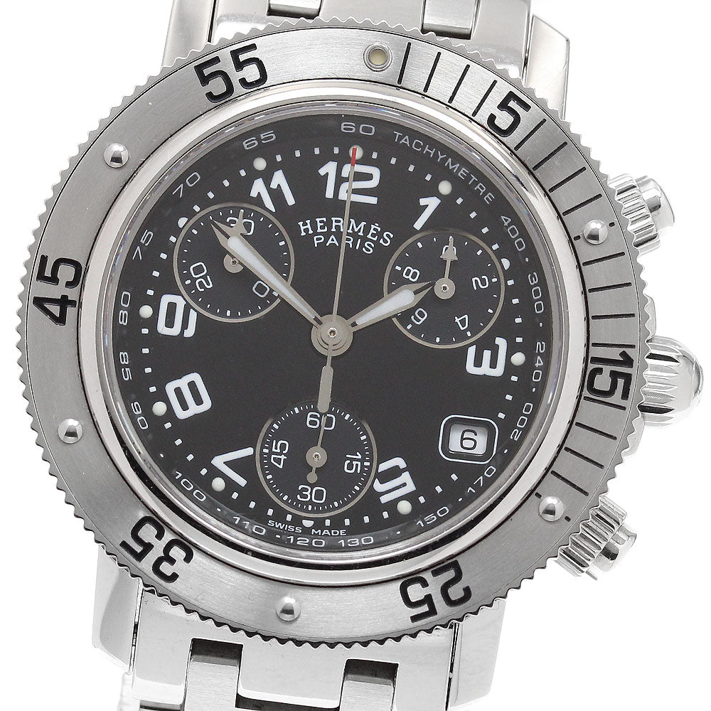 HERMES CL2.310 Clipper Diver Chronograph Quartz Ladies Watch (Good Condition)