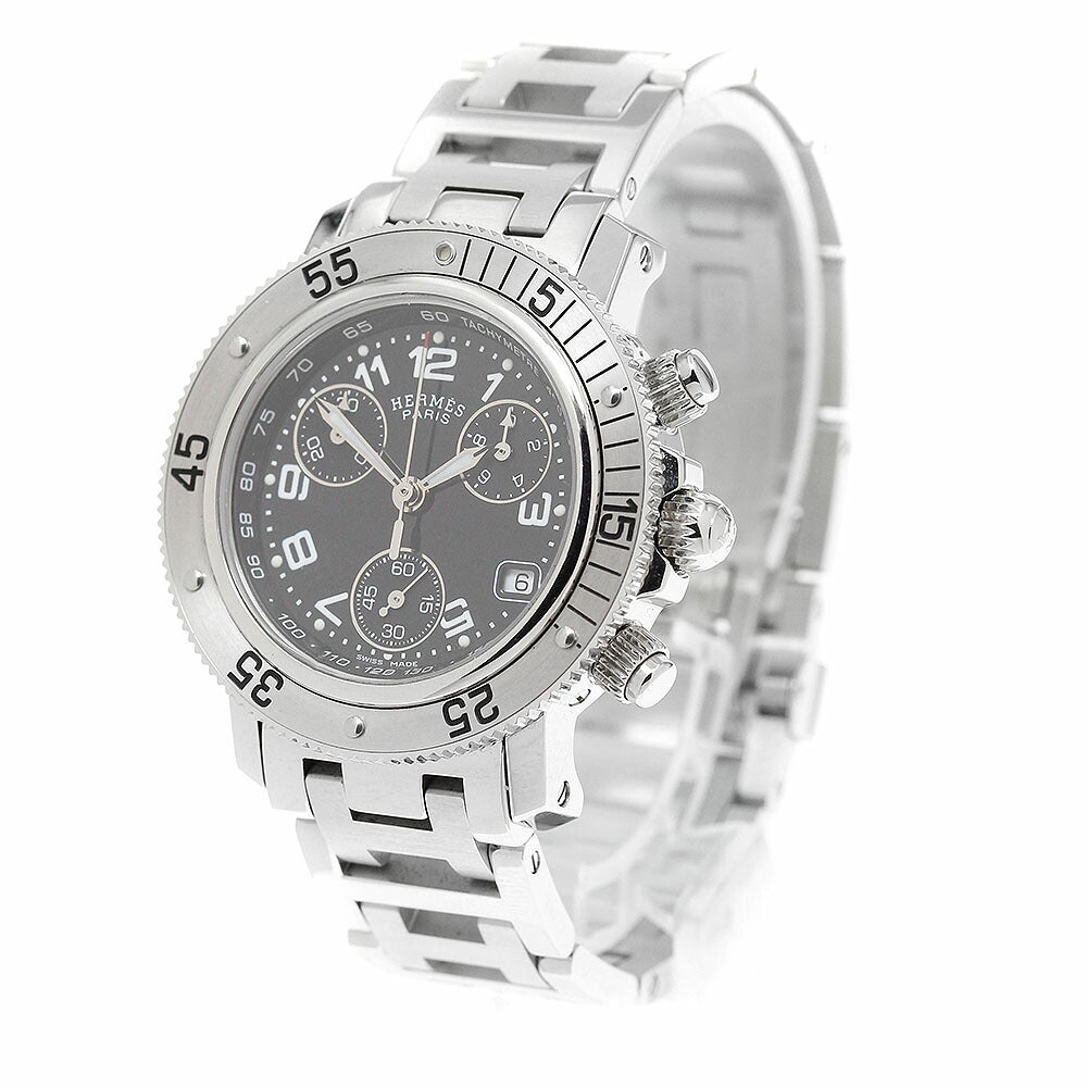 HERMES CL2.310 Clipper Diver Chronograph Quartz Ladies Watch (Good Condition)