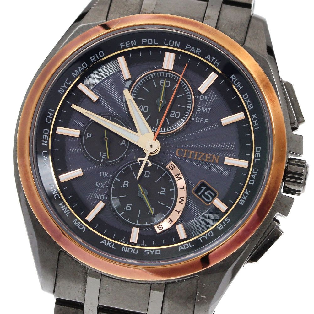 CITIZEN AT8046-51E/H804-T024131 Attesa 100th Anniversary Model Solar Radio Controlled Men's Watch with Box and Warranty