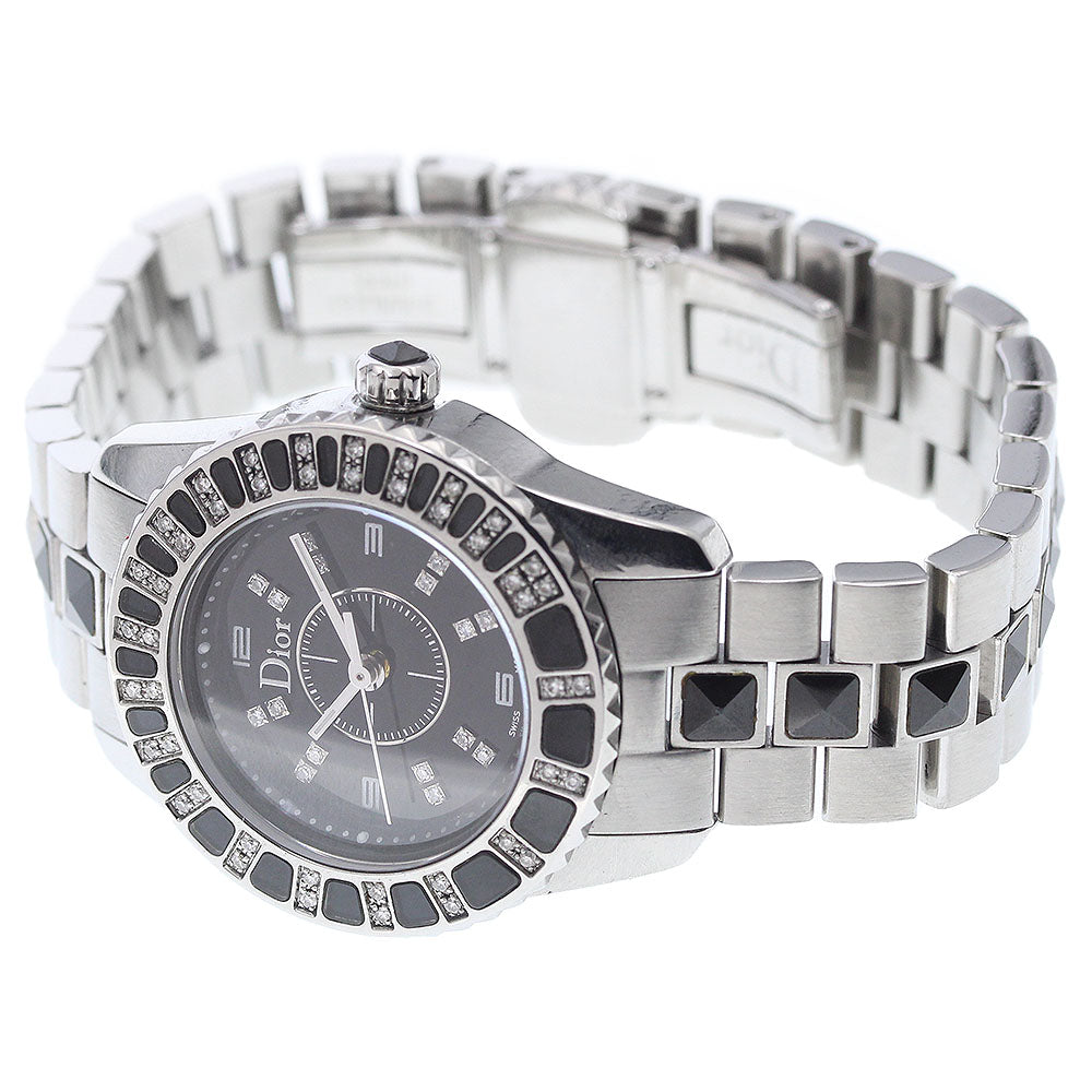 Dior CD112116 Crystal Diamond Bezel Quartz Women's Watch with Warranty