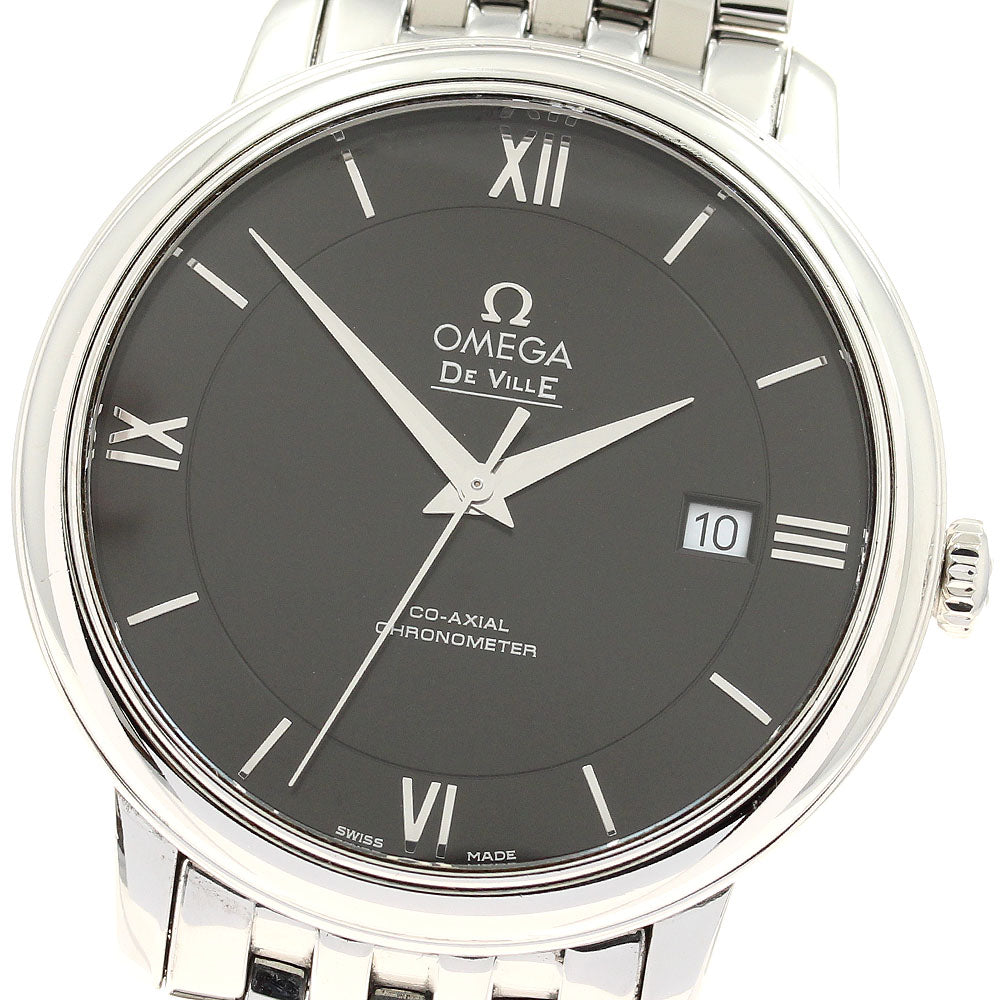 OMEGA 424.10.40.20.01.001 De Ville Prestige Co-Axial Date Automatic Men's Watch with Box