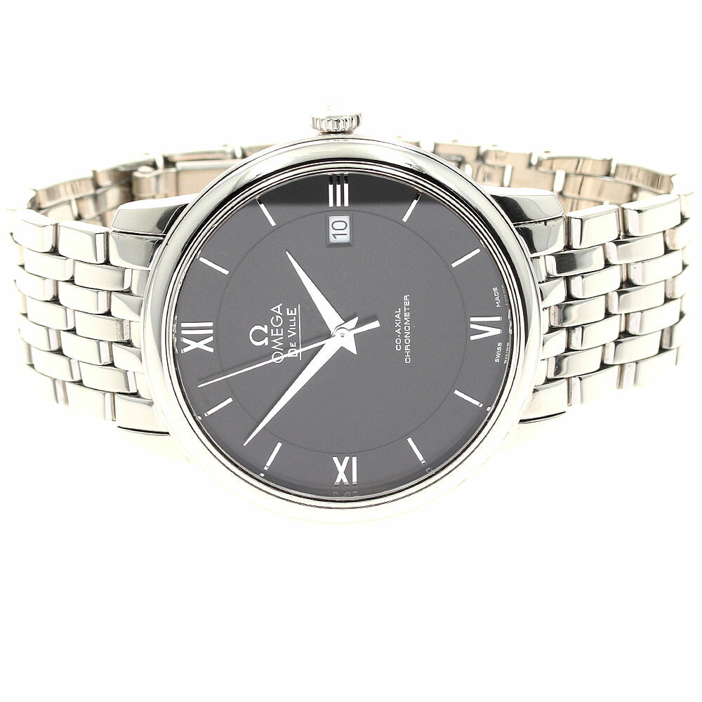 OMEGA 424.10.40.20.01.001 De Ville Prestige Co-Axial Date Automatic Men's Watch with Box