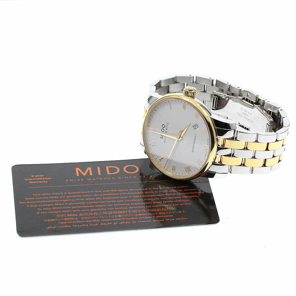 MIDO M8600.9.26.1 Baroncelli Date Automatic Men's Watch with Warranty