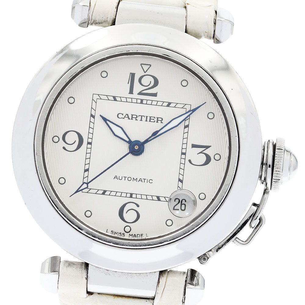CARTIER W3106199 Pasha C Date Automatic Boys' Watch with Box and Warranty Card