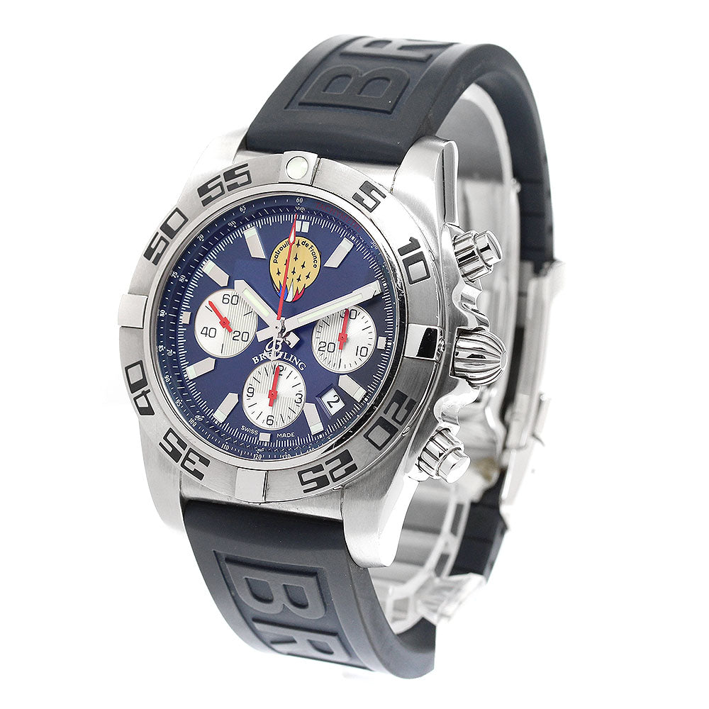 BREITLING AB0110 Chronomat 44 Patrouille de France Date Automatic Men's Watch with Box