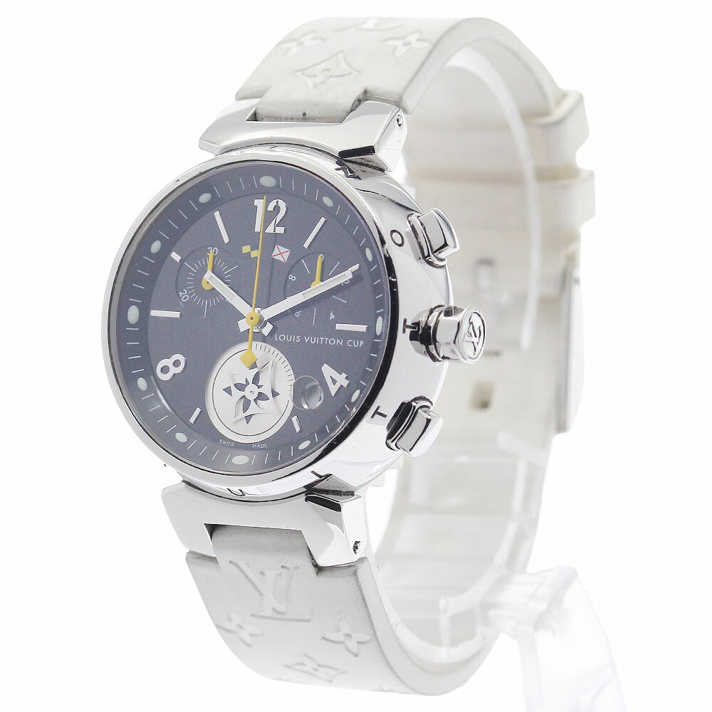 LOUIS VUITTON Q132G Tambour Lovely Cup MM Chronograph Quartz Boys