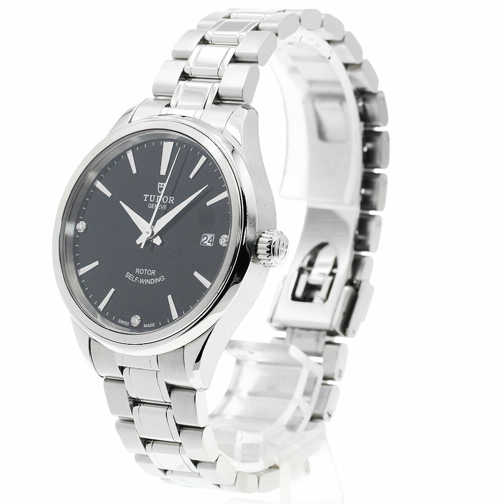 TUDOR 12500 Style 3P Diamond Automatic Men's Watch Excellent Condition with Warranty.