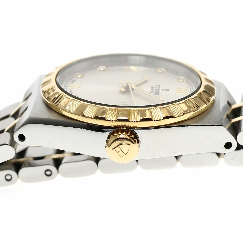 TUDOR 28303 Royal Date 8P Diamond Automatic Ladies Watch (Good Condition)