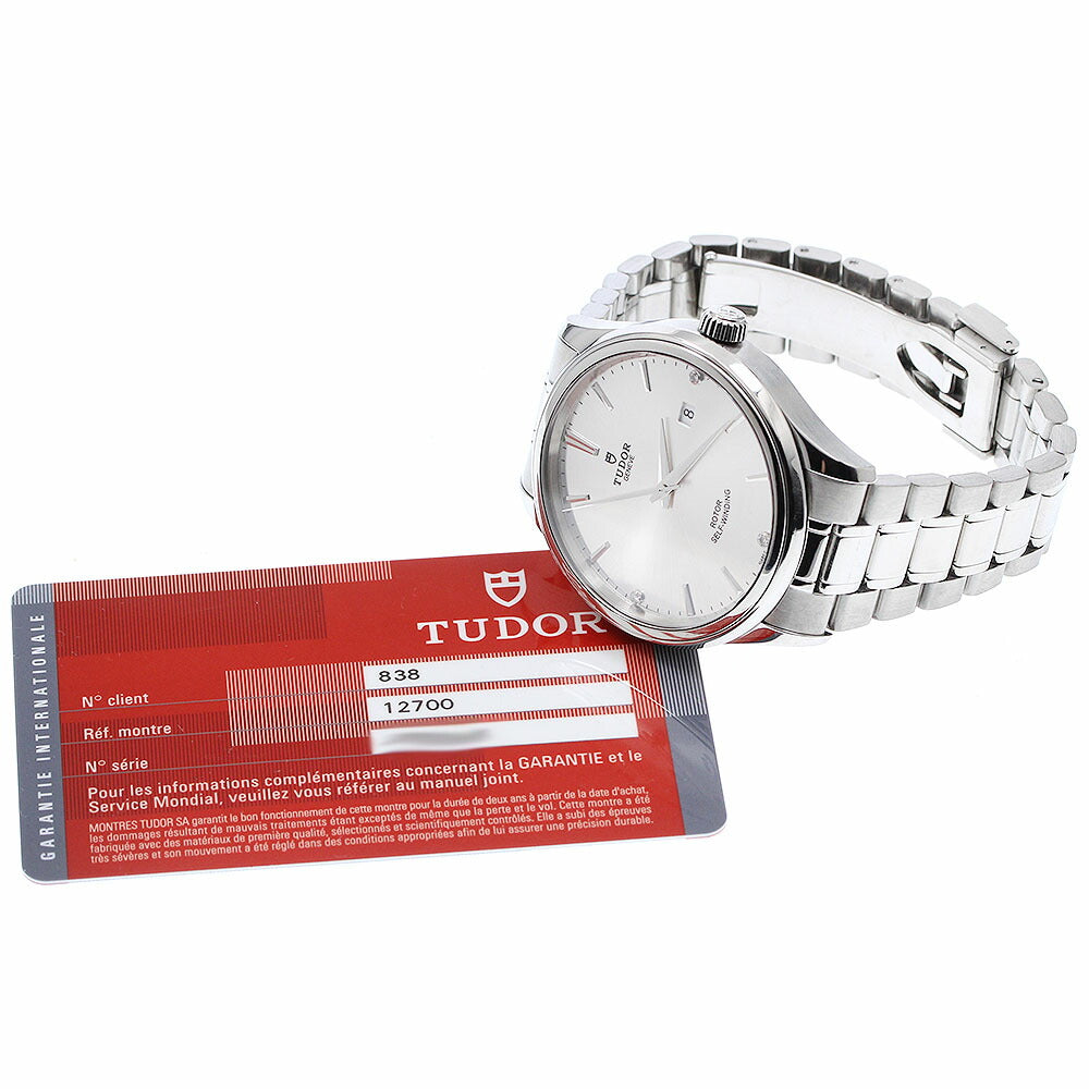 TUDOR 12700 Style Date 3P Diamond Automatic Men's Watch with Warranty