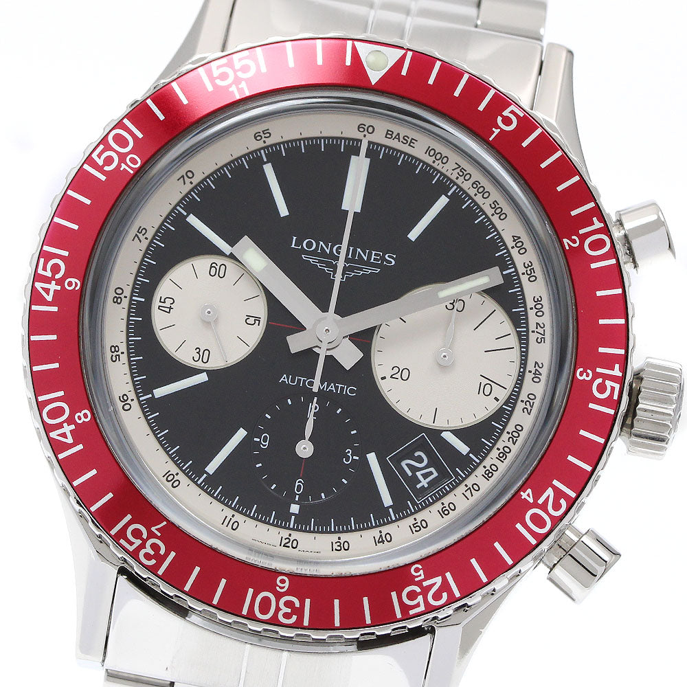 LONGINES L2.808.4 Heritage Diver 1967 Chronograph Automatic Men's Watch Excellent Condition with Warranty.