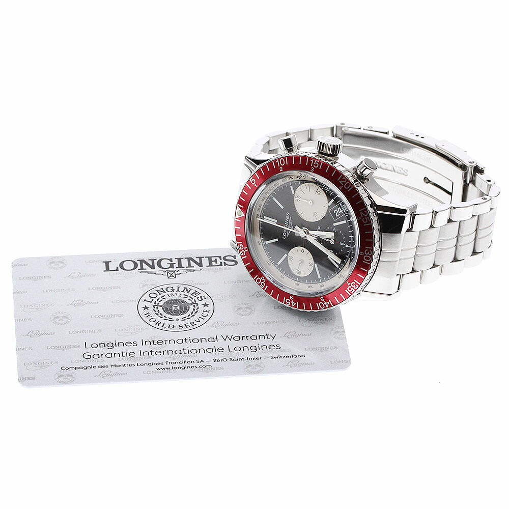 LONGINES L2.808.4 Heritage Diver 1967 Chronograph Automatic Men's Watch Excellent Condition with Warranty.