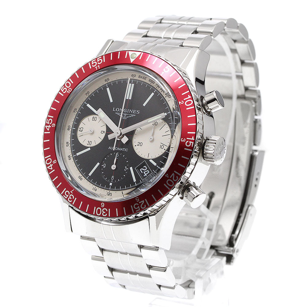 LONGINES L2.808.4 Heritage Diver 1967 Chronograph Automatic Men's Watch Excellent Condition with Warranty.