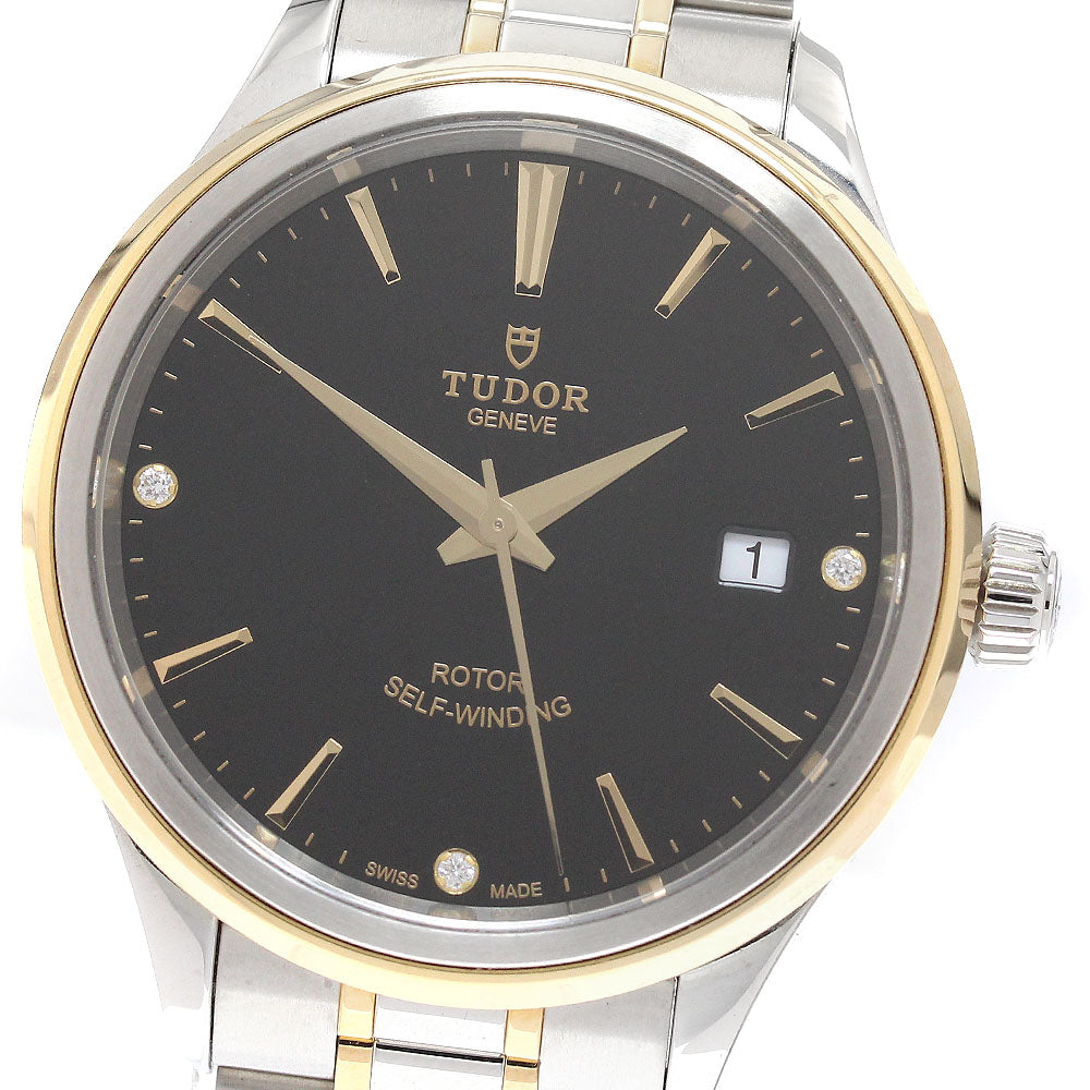 TUDOR 12503 Style 3P Diamond Automatic Men's Watch Excellent Condition with Warranty.