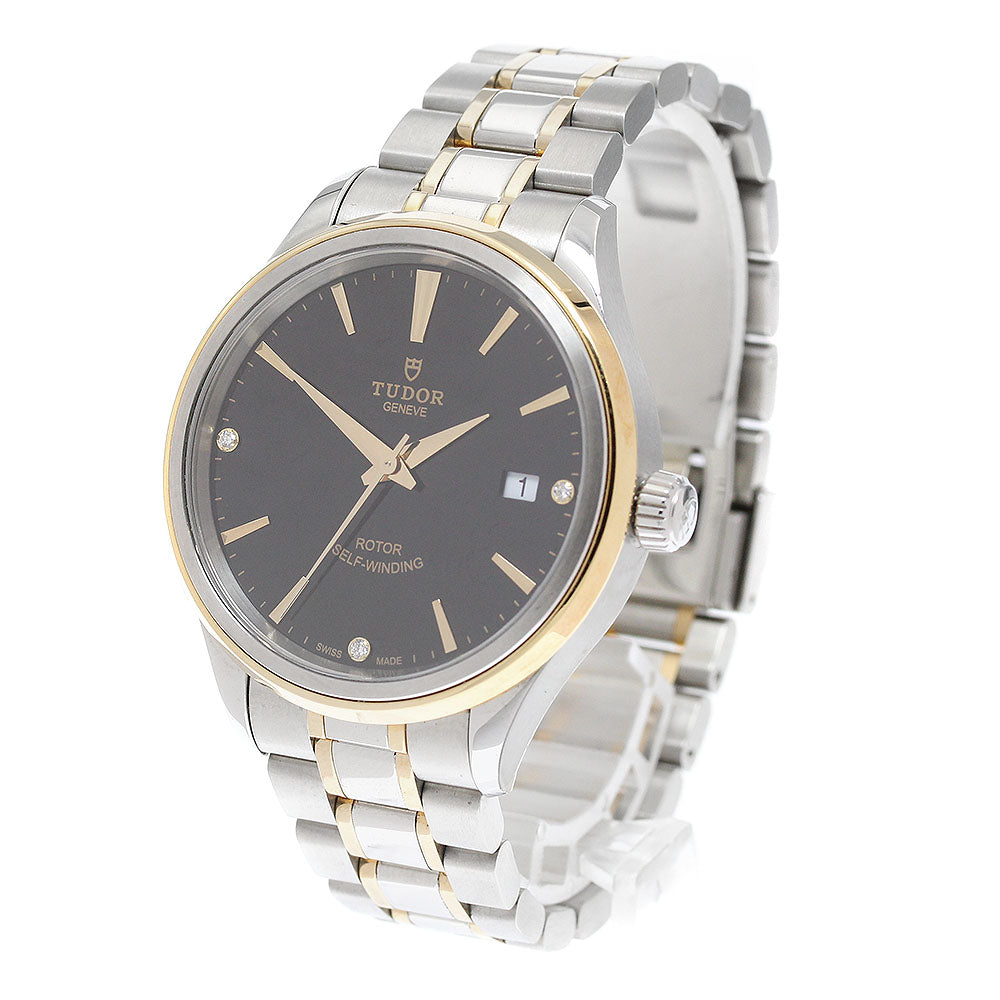 TUDOR 12503 Style 3P Diamond Automatic Men's Watch Excellent Condition with Warranty.