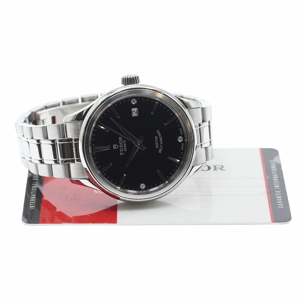 TUDOR 12500 Style 3P Diamond Date Automatic Men's Watch with Warranty