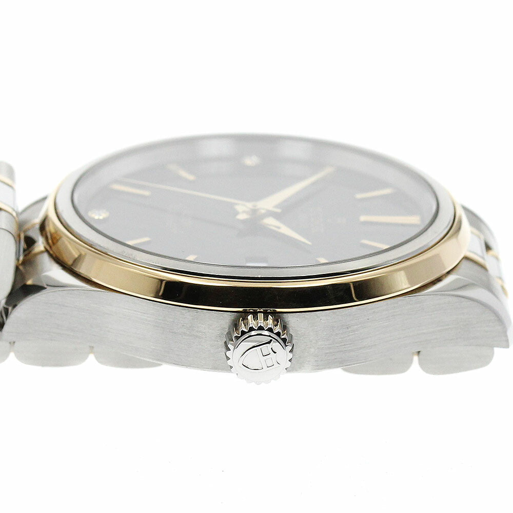 TUDOR 12503 Style YG Combination 3P Diamond Automatic Men's Watch Excellent Condition with Warranty Card