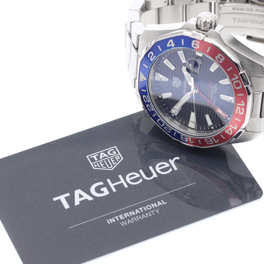 TAG Heuer Way201F.BA0927 Aquaracer Caliber 7 GMT Automatic Men's Watch with Warranty Card