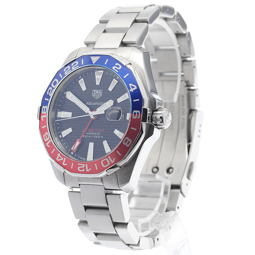 TAG Heuer Way201F.BA0927 Aquaracer Caliber 7 GMT Automatic Men's Watch with Warranty Card