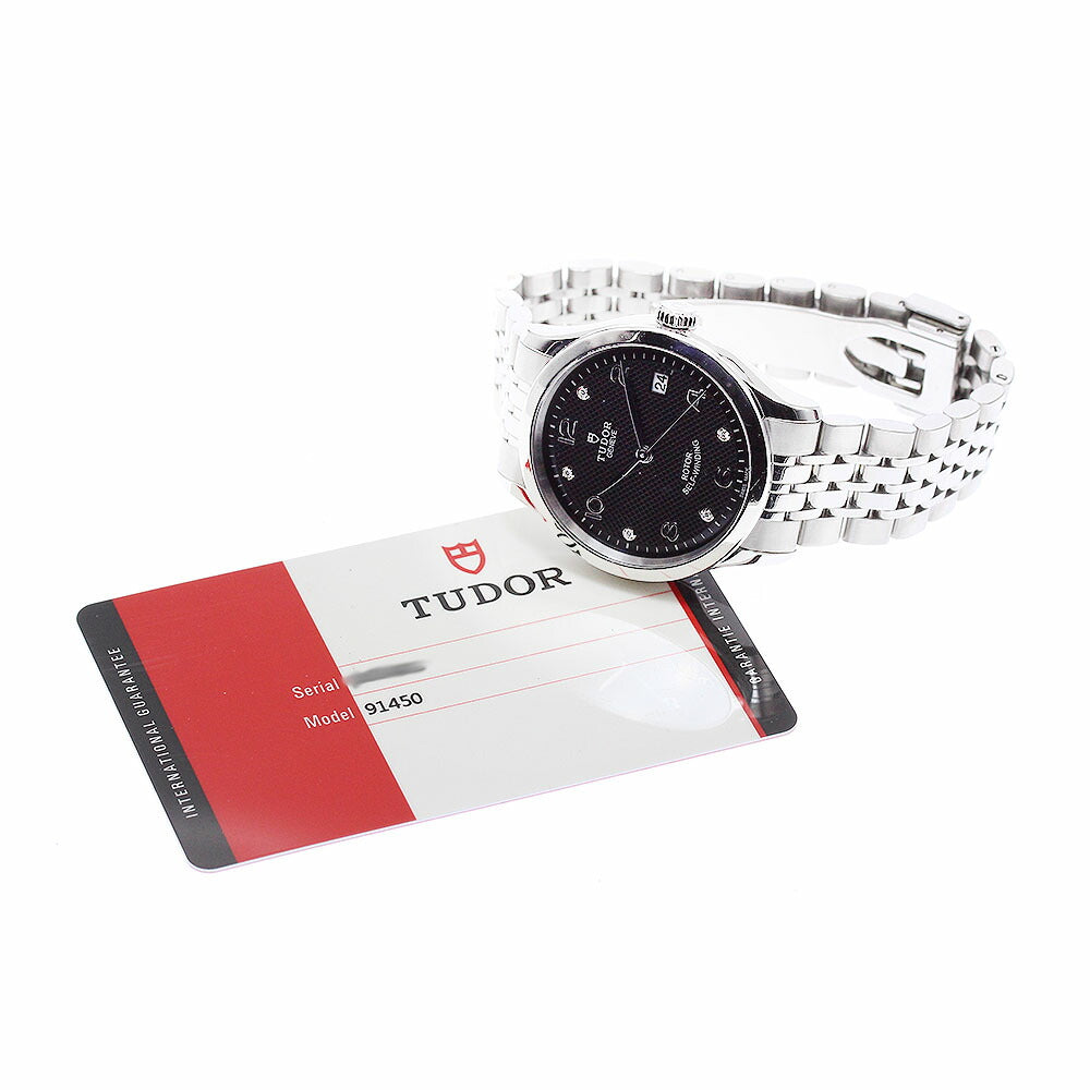 TUDOR 91450 1926 Date Automatic Men's Watch with Warranty Card