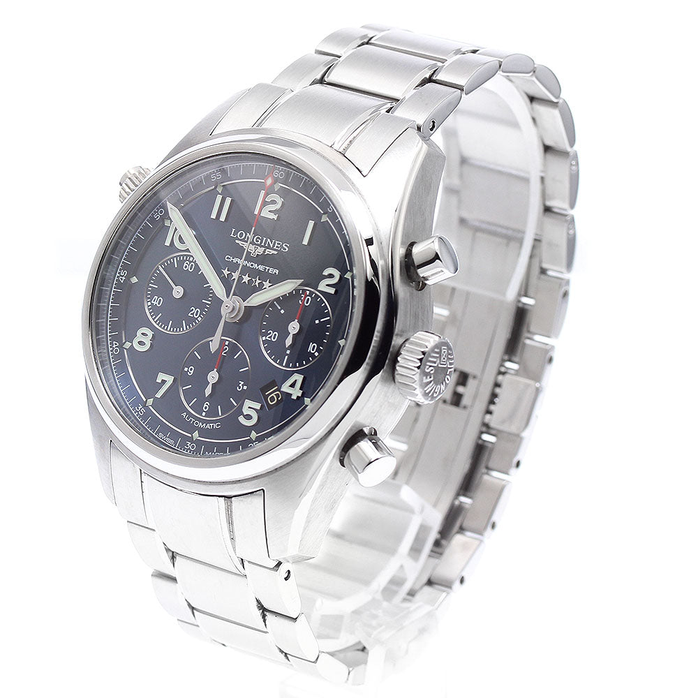 LONGINES L3.820.4.93.6 Spirit Chronograph Automatic Men's Watch with Warranty