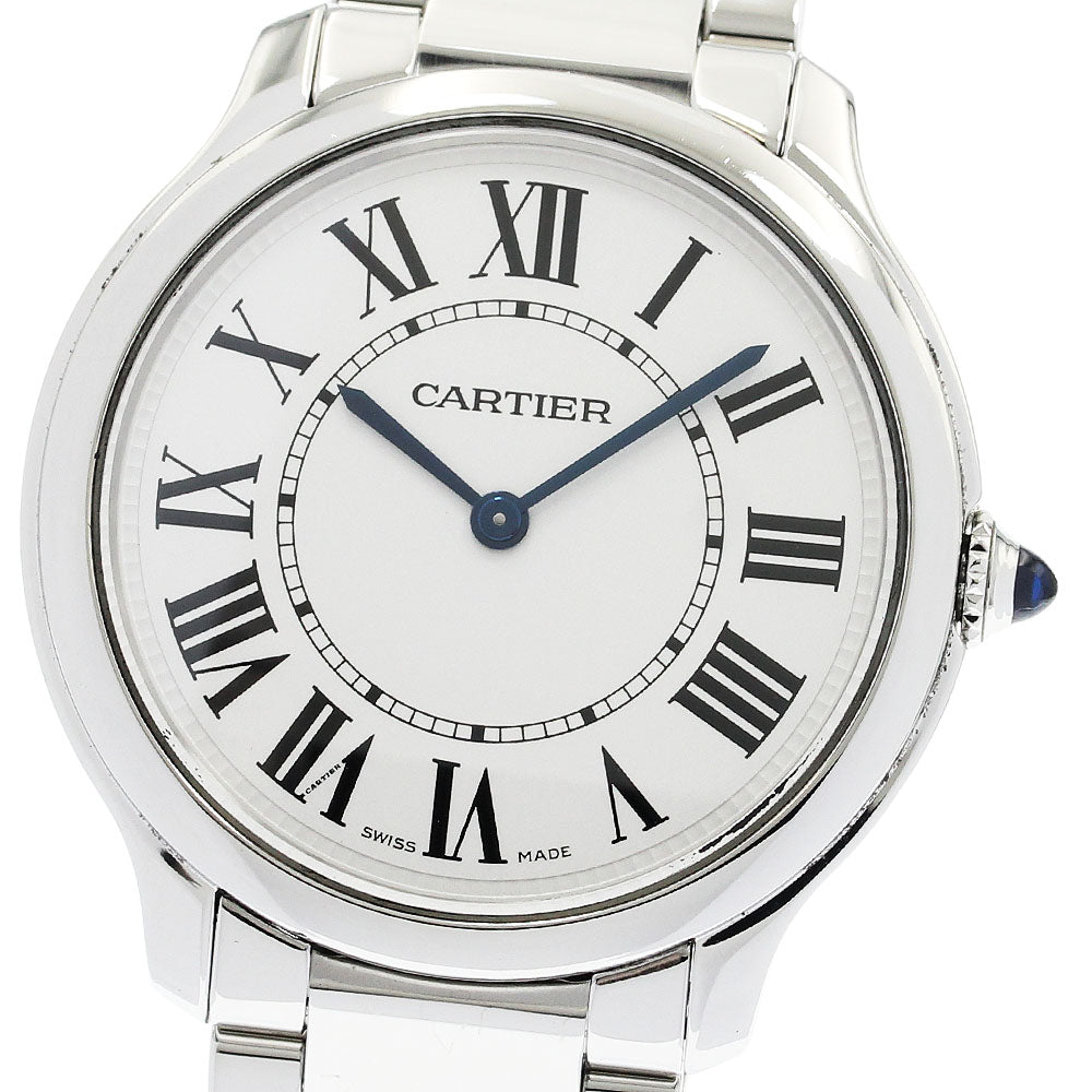 CARTIER WSRN0034 Ronde Must de 36mm Quartz Boys' Watch (Good Condition)