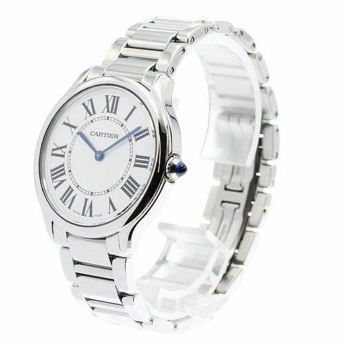 CARTIER WSRN0034 Ronde Must de 36mm Quartz Boys' Watch (Good Condition)