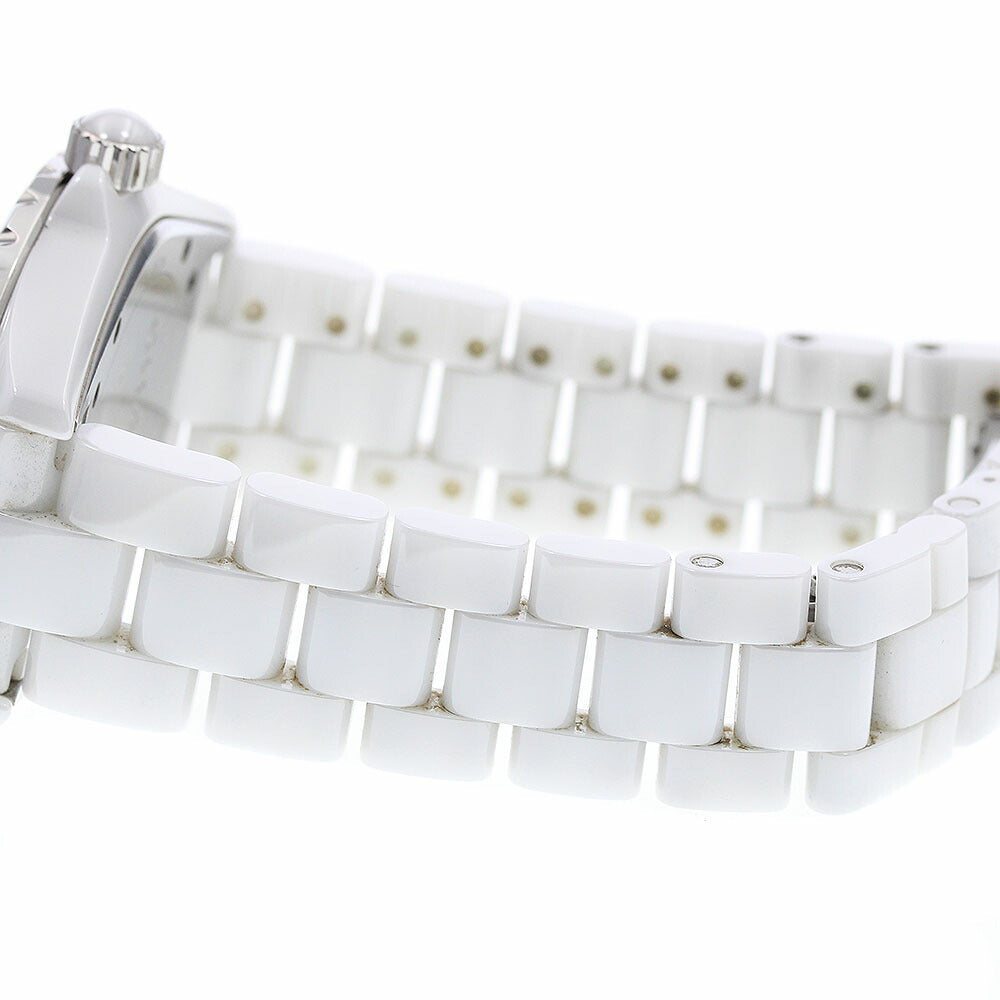 CHANEL H0970 J12 White Ceramic Automatic Men's Watch with Warranty Card