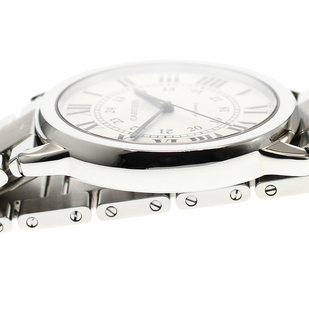 CARTIER WSRN0012 Ronde Solo Automatic Men's Watch Excellent Condition with Box and Warranty Card