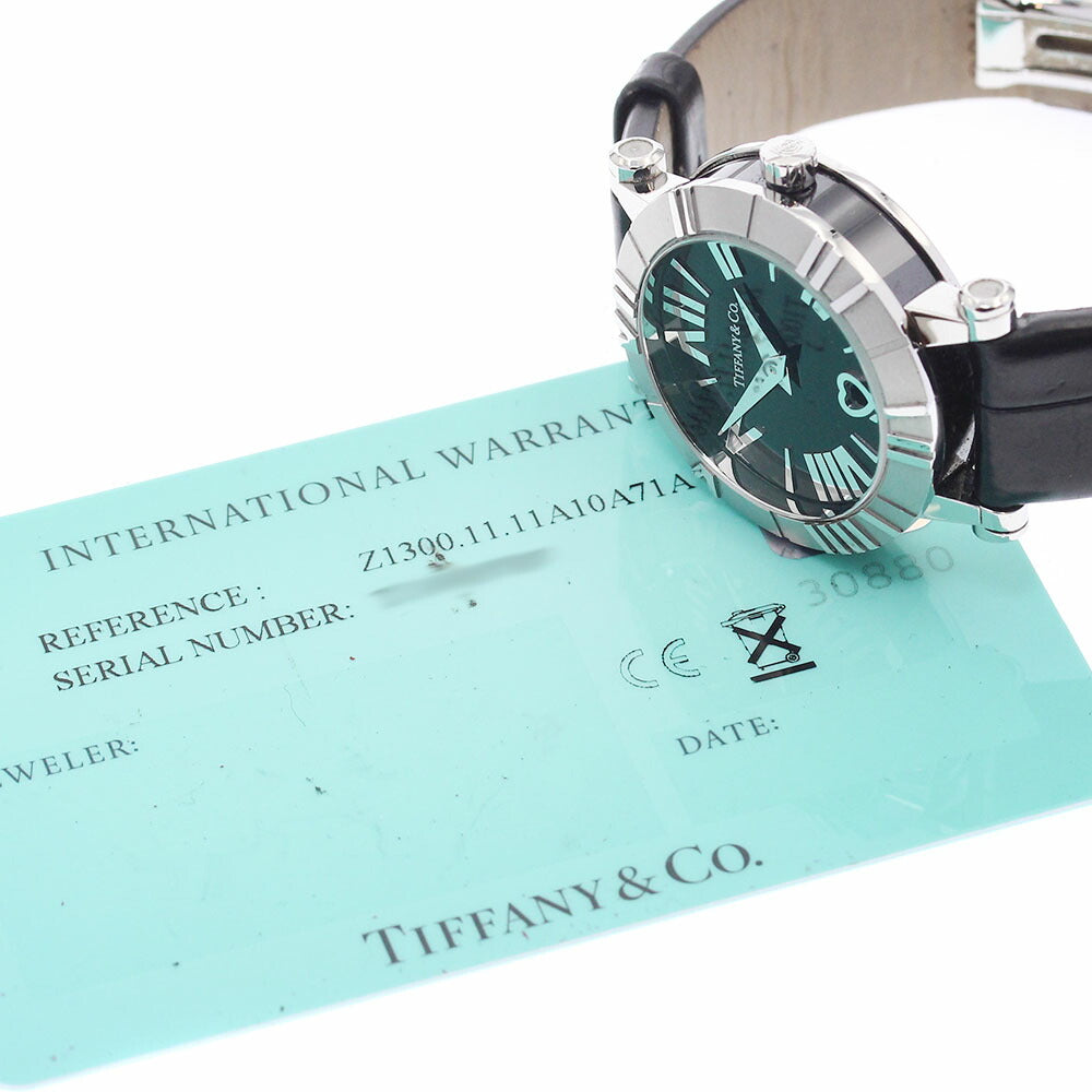 TIFFANY&Co. Z1300.11.11A10A71A Atlas Date Quartz Ladies Watch with Warranty