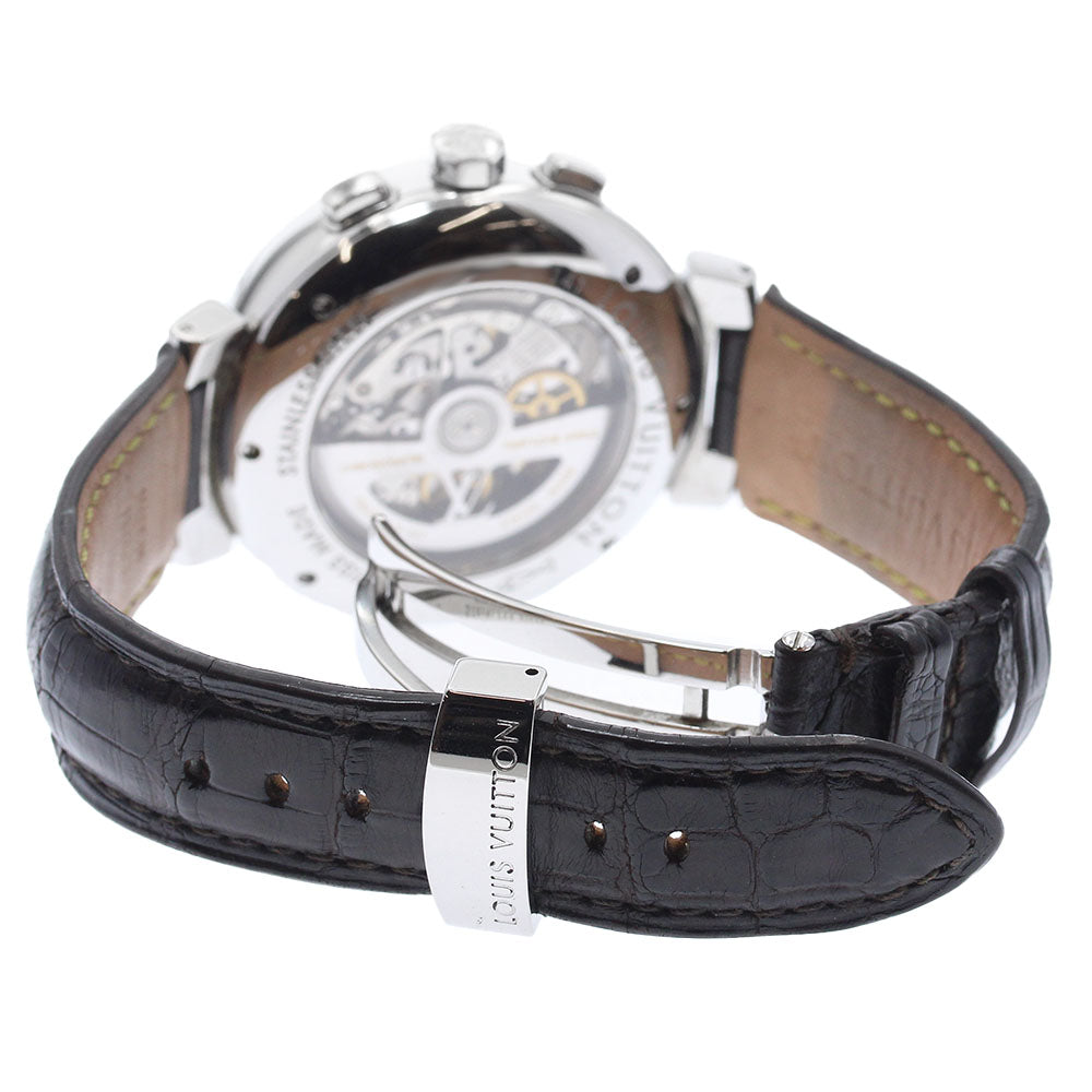 LOUIS VUITTON Q1141 Tambour Chronograph El Primero Date Automatic Men's Watch