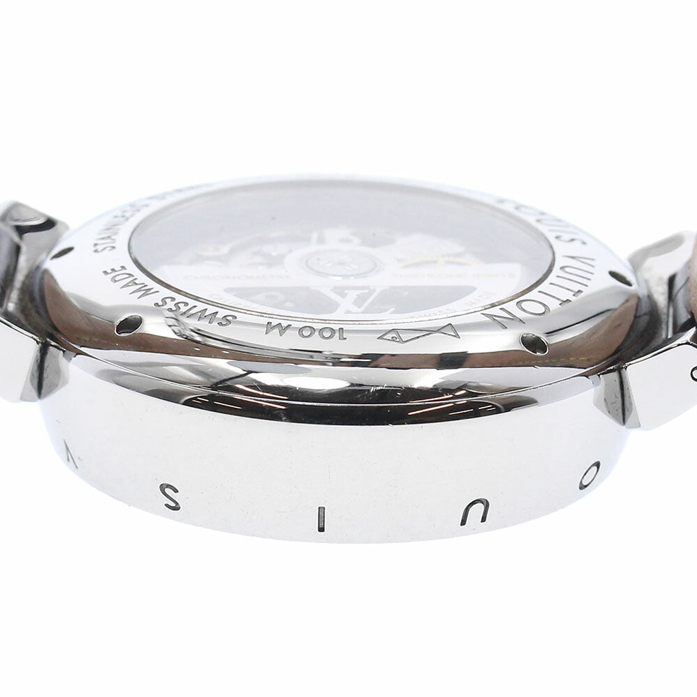 LOUIS VUITTON Q1141 Tambour Chronograph El Primero Date Automatic Men's Watch