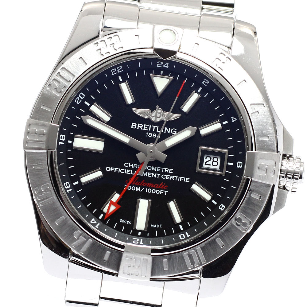 BREITLING A32390 Avenger II GMT Date Automatic Men's Watch (Good Condition)