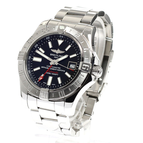 BREITLING A32390 Avenger II GMT Date Automatic Men's Watch (Good Condition)