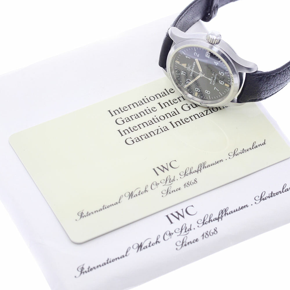 IWC SCHAFFHAUSEN 4421-001 Pilot's Watch Mark X2 Automatic Women's Watch with Warranty Card