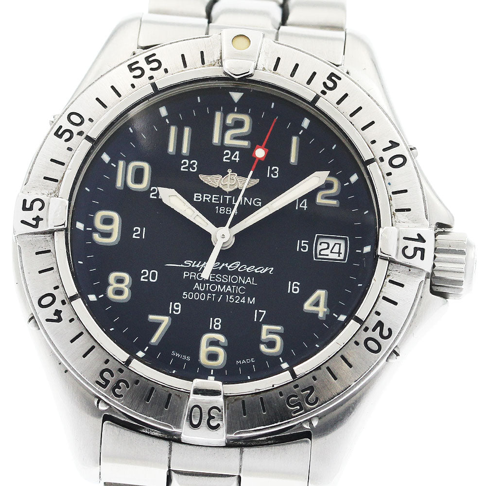 BREITLING A17045 Superocean Date Automatic Men's Watch with Warranty