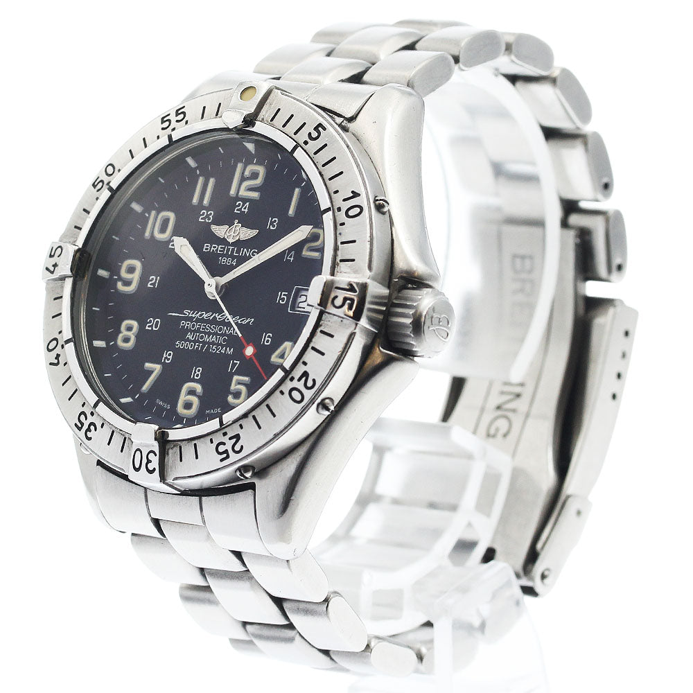 BREITLING A17045 Superocean Date Automatic Men's Watch with Warranty