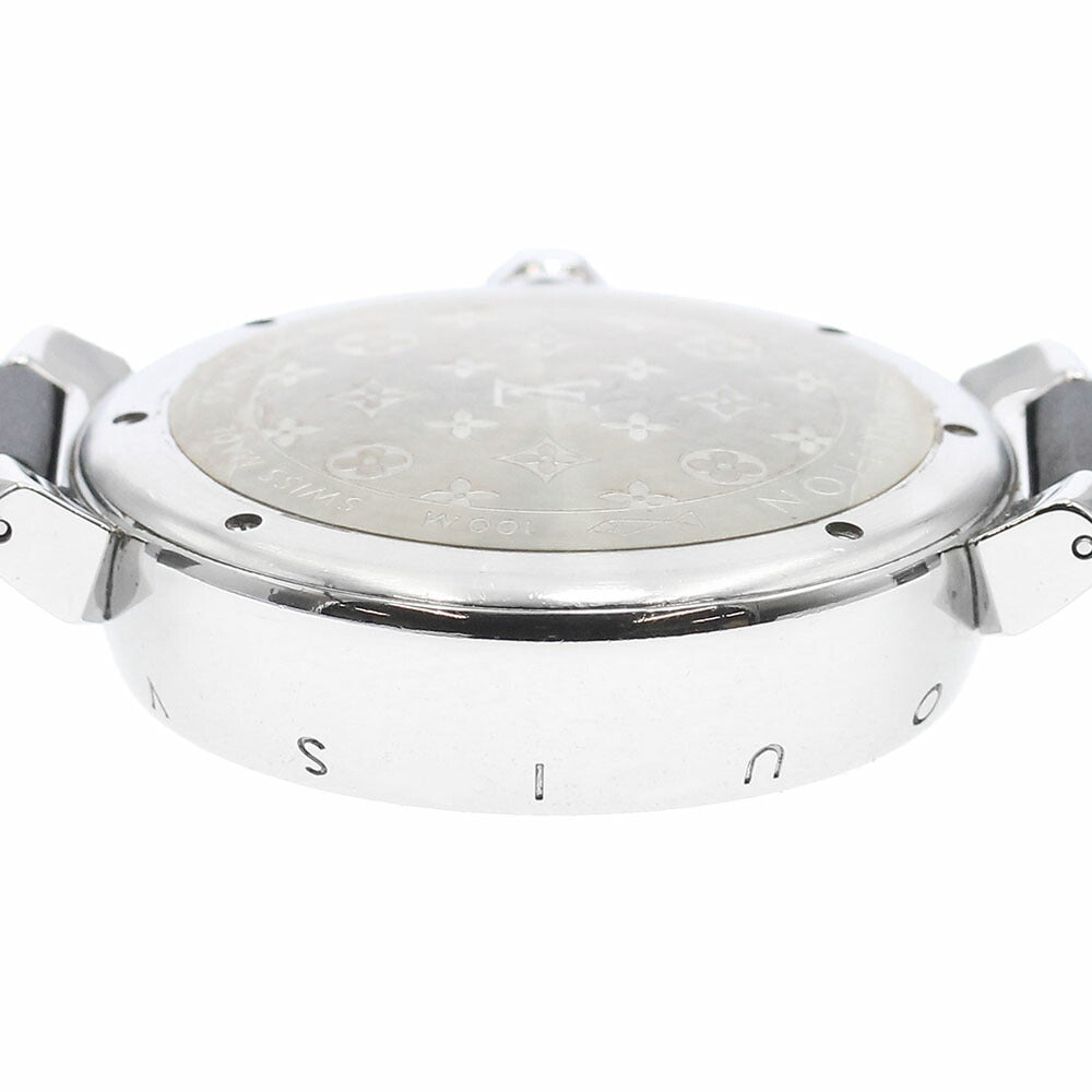 LOUIS VUITTON Q1120 Tambour Chronograph Date Automatic Men's Watch with Box and Warranty Card