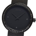 Dior CD04311X1207 La Deux Black Ultra Matte Black Diamond Bezel Quartz Ladies Watch - Excellent Condition