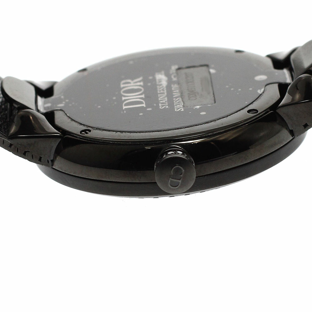 Dior CD04311X1207 La Deux Black Ultra Matte Black Diamond Bezel Quartz Ladies Watch - Excellent Condition
