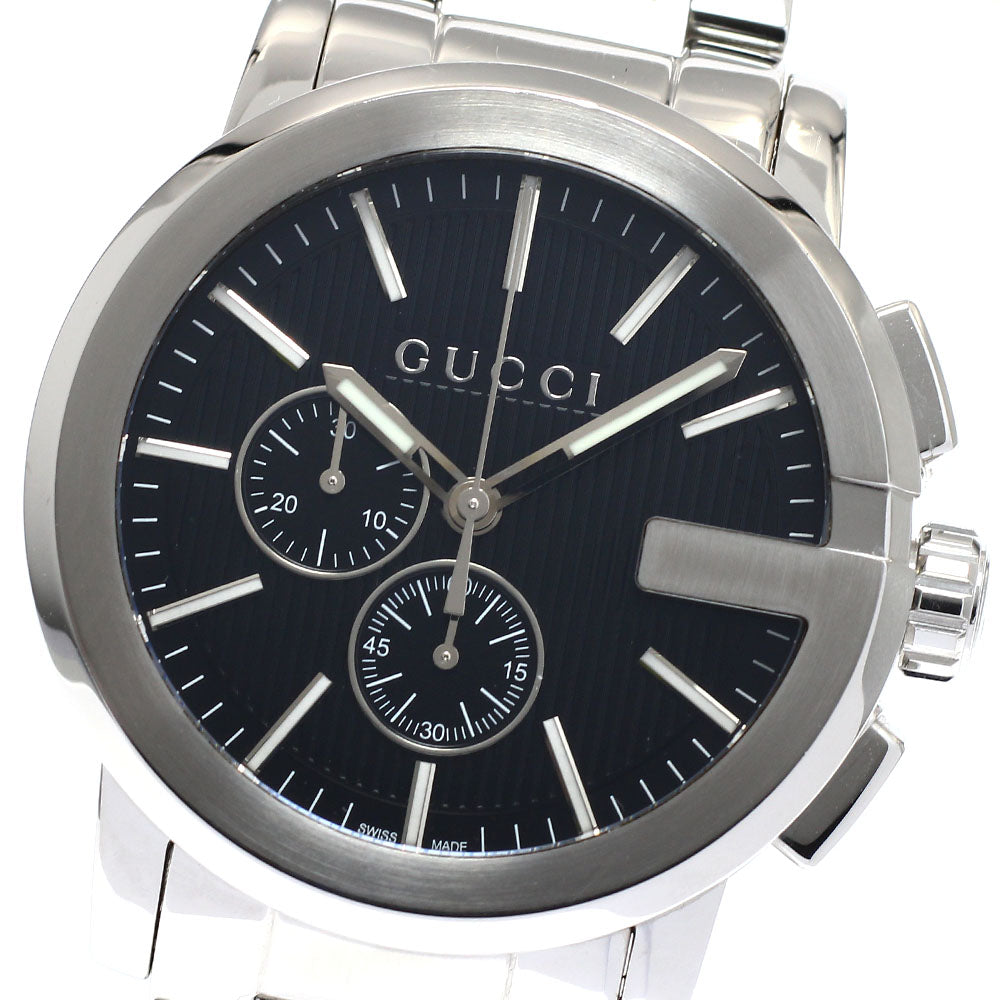 GUCCI 101.2/YA101204 G-Chrono Quartz Men's Watch with Inner Box and Warranty Card