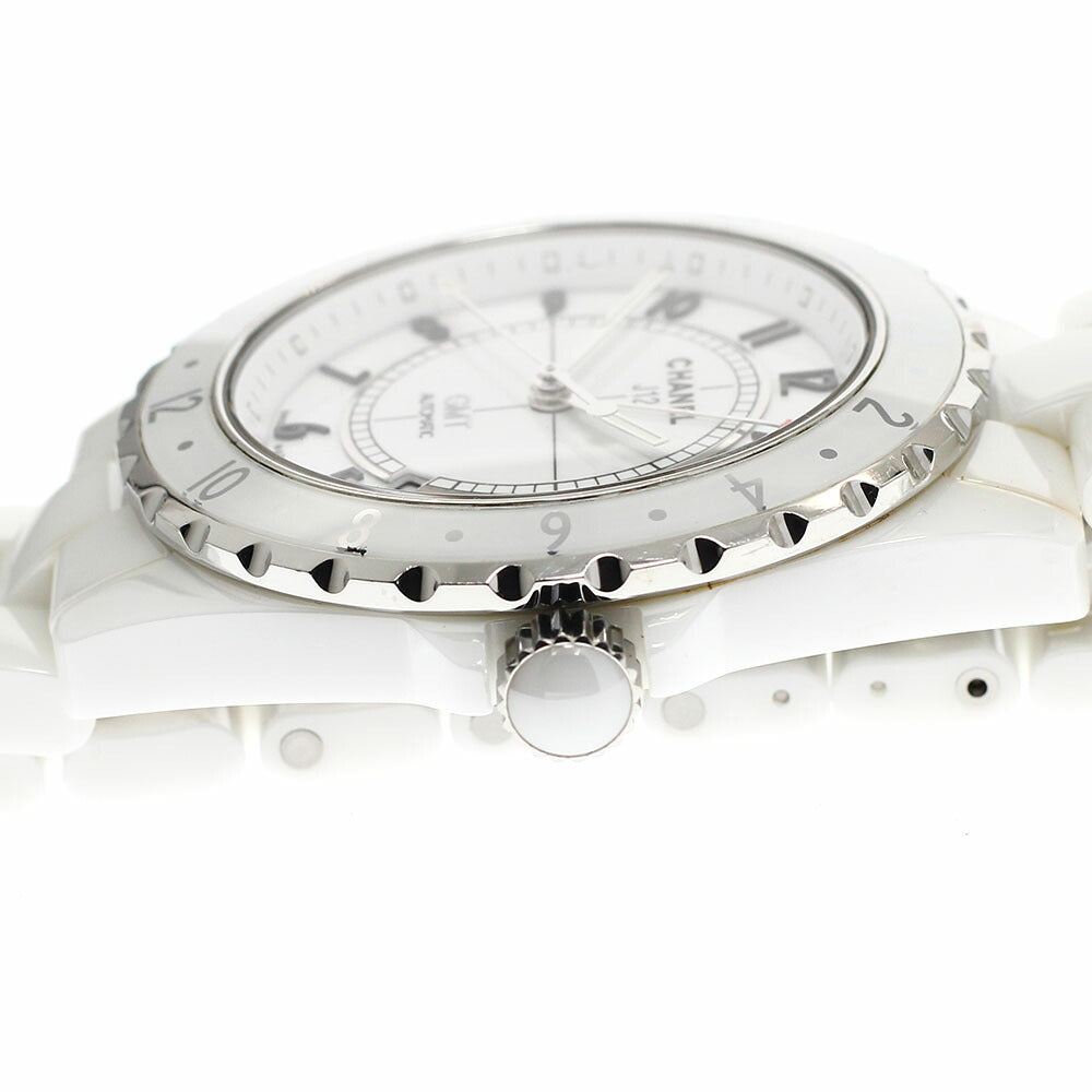 CHANEL H2126 J12 GMT Date Automatic Men's Watch with Warranty Card