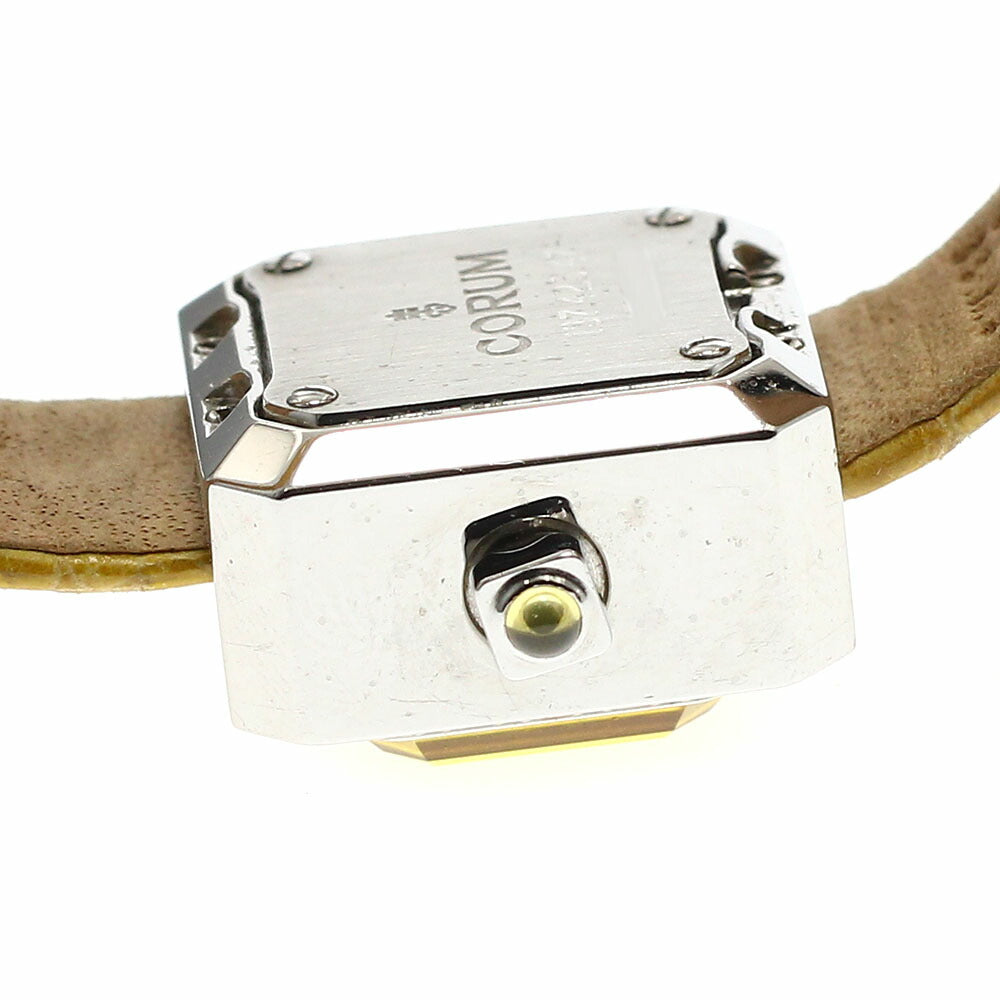 CORUM 137.425.47 Sugar Cube Diamond Bezel Quartz Women's Watch