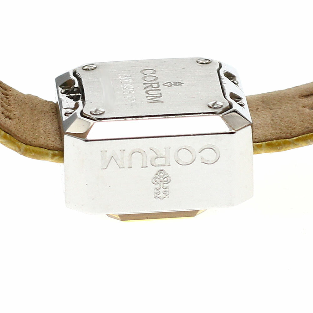 CORUM 137.425.47 Sugar Cube Diamond Bezel Quartz Women's Watch