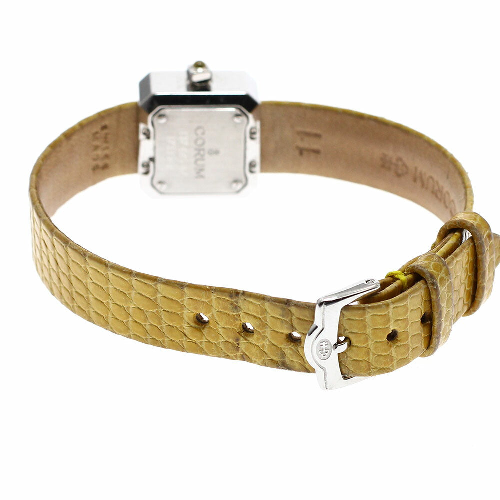 CORUM 137.425.47 Sugar Cube Diamond Bezel Quartz Women's Watch
