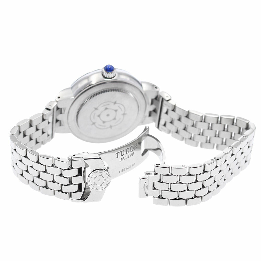 TUDOR 35500 Claire de Rose 8P Diamond Automatic Boys' Watch Excellent Condition with Warranty Card